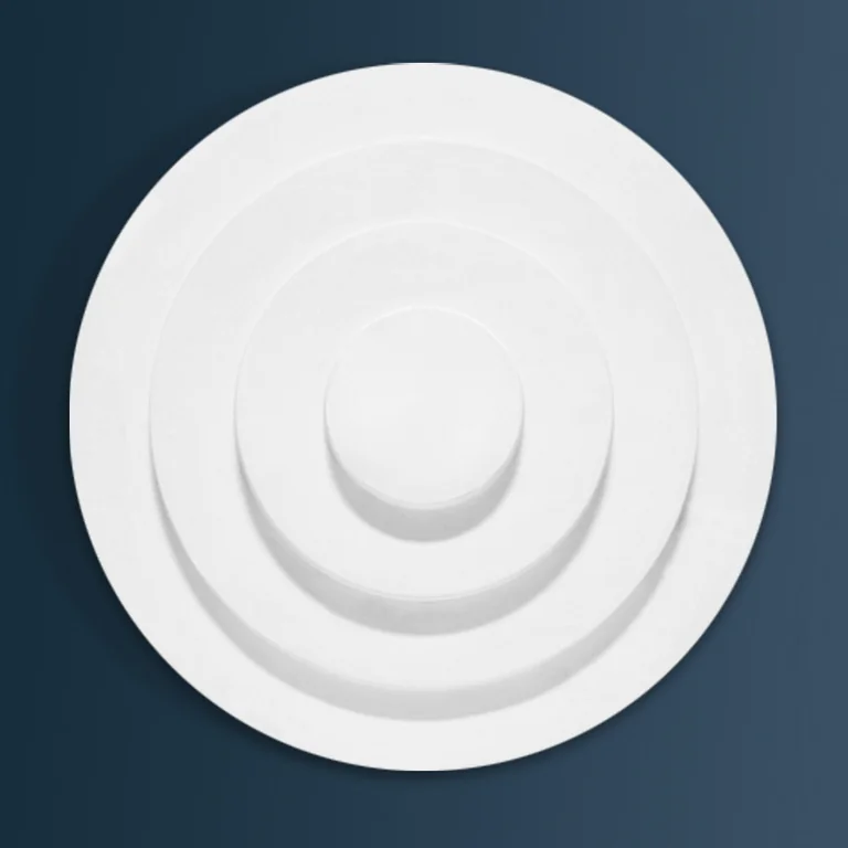 Art Deco Plain plaster ceiling rose 610mm diameter with Plain design