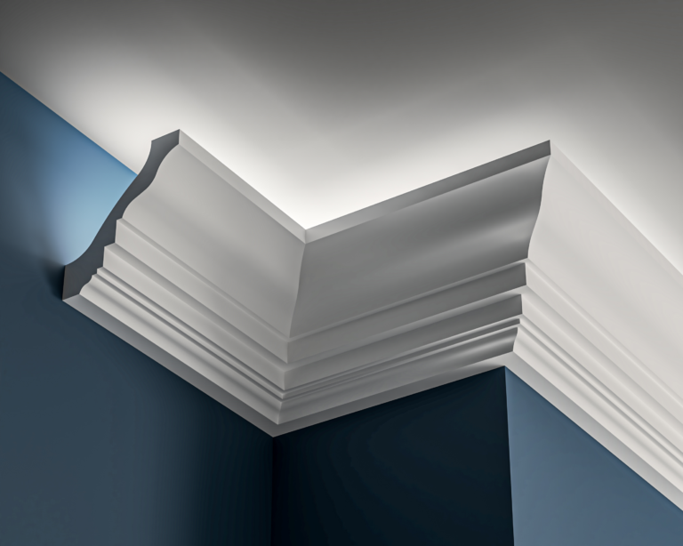 Georgian Lighting cornice 90x100mm - 3.0m with Plain Ogee design.