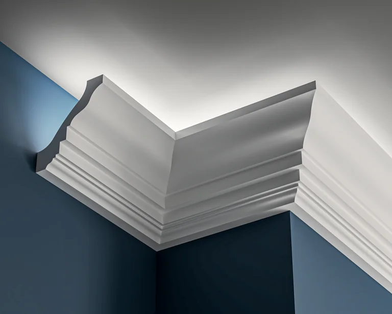 Georgian Lighting cornice 90x100mm - 3.0m with Plain Ogee design.