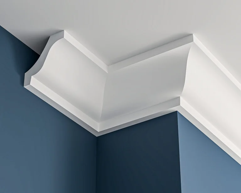 Georgian plaster cornice 70x70mm - 3.0m, with Plain Ogee Detail