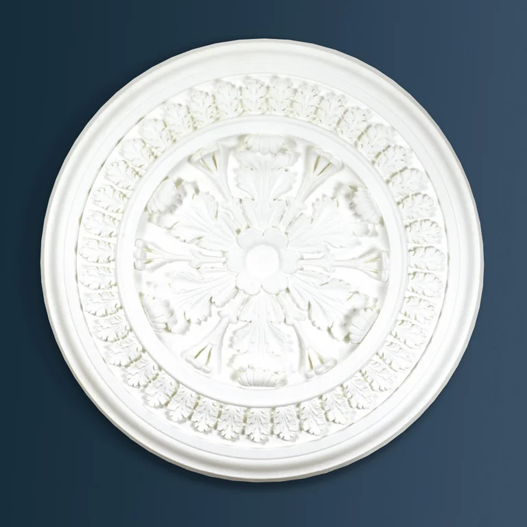 Victorian Decorative plaster ceiling rose 1090mm diameter with Ornate, Leaf design