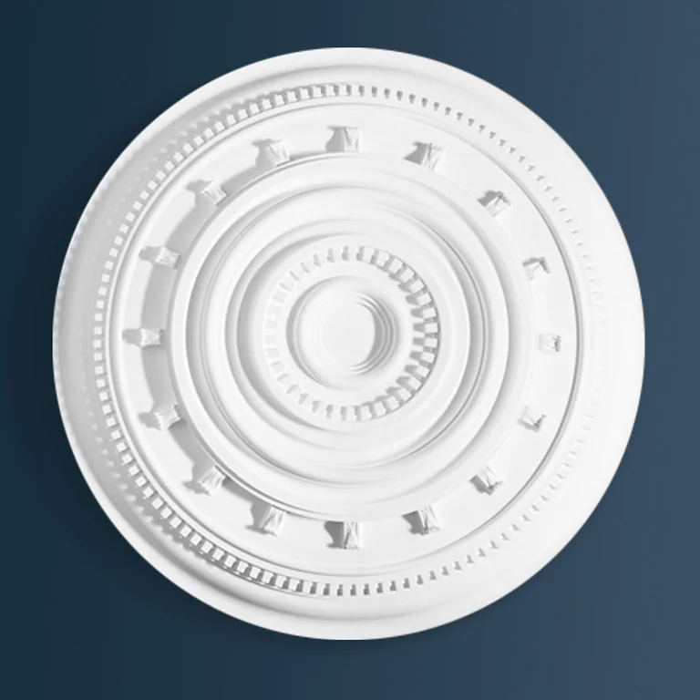 Victorian Decorative plaster ceiling rose 1400mm diameter with Ornate, Dentil Block design