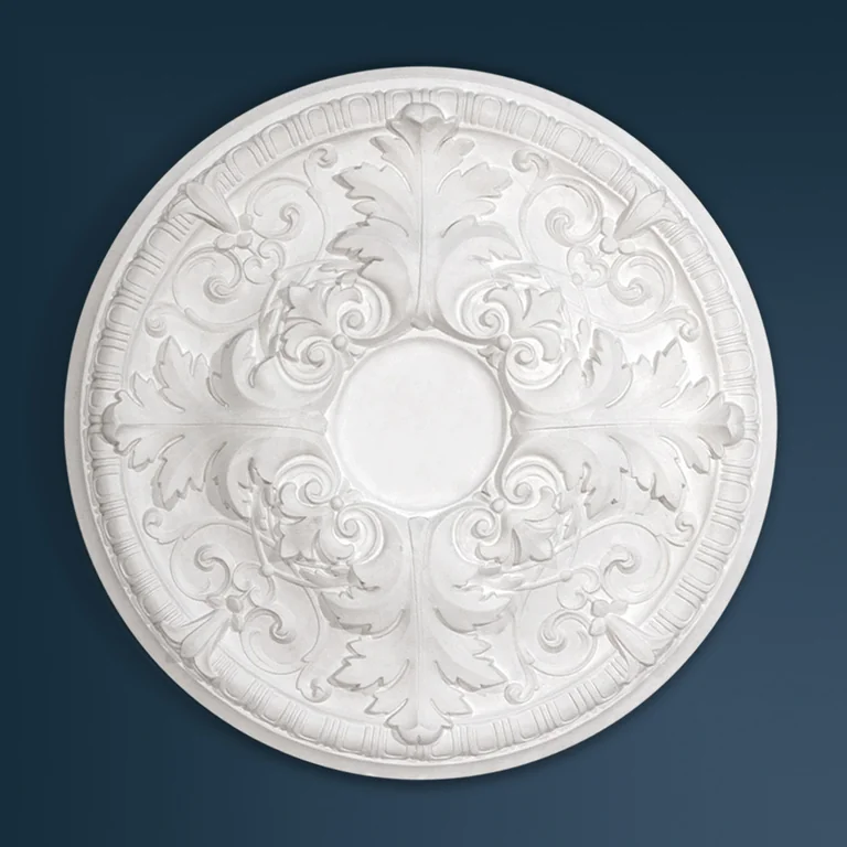 Victorian Decorative plaster ceiling rose 560mm diameter with Ornate, Leaf design