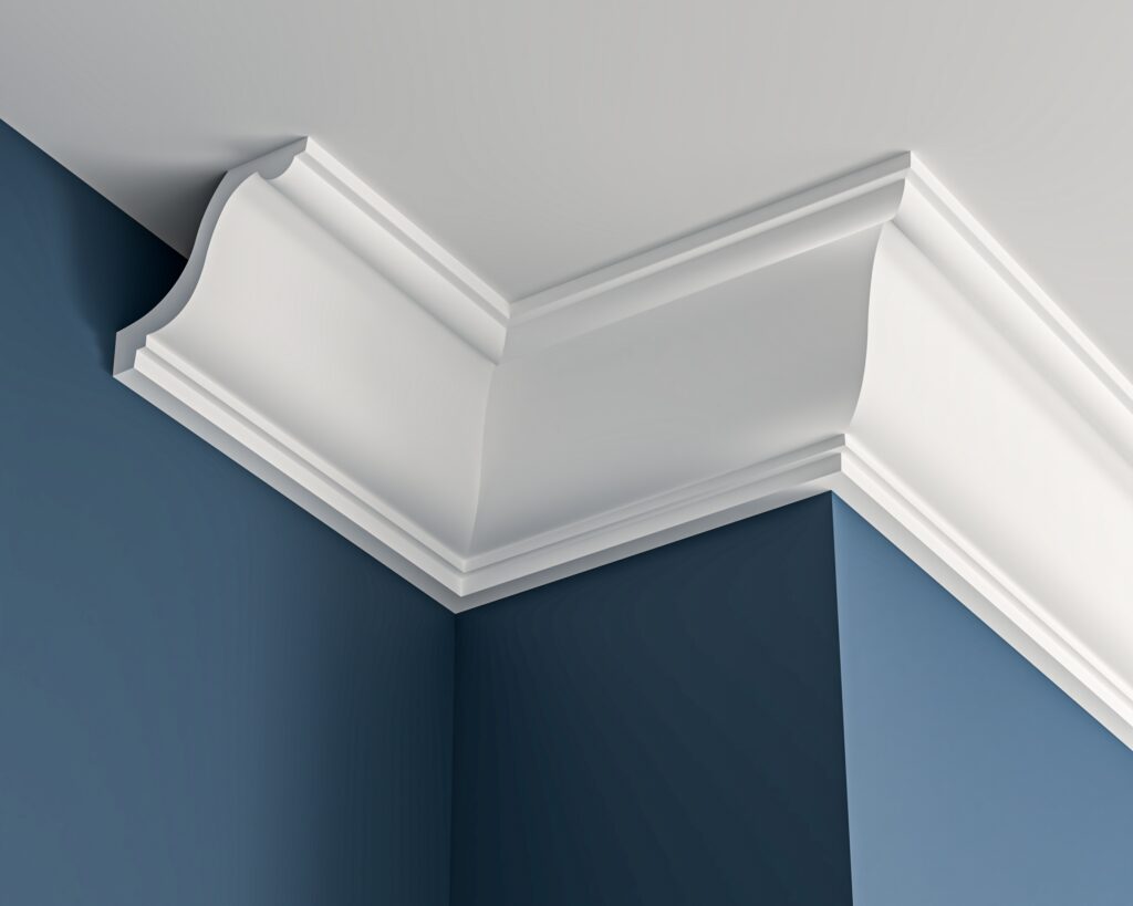 Ogee Plaster Cornice 7 Victorian plaster cornice 105x90mm - 3.0m, with Plain Ogee Detail